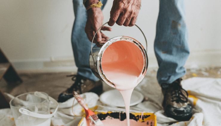 Preparing a property before painting